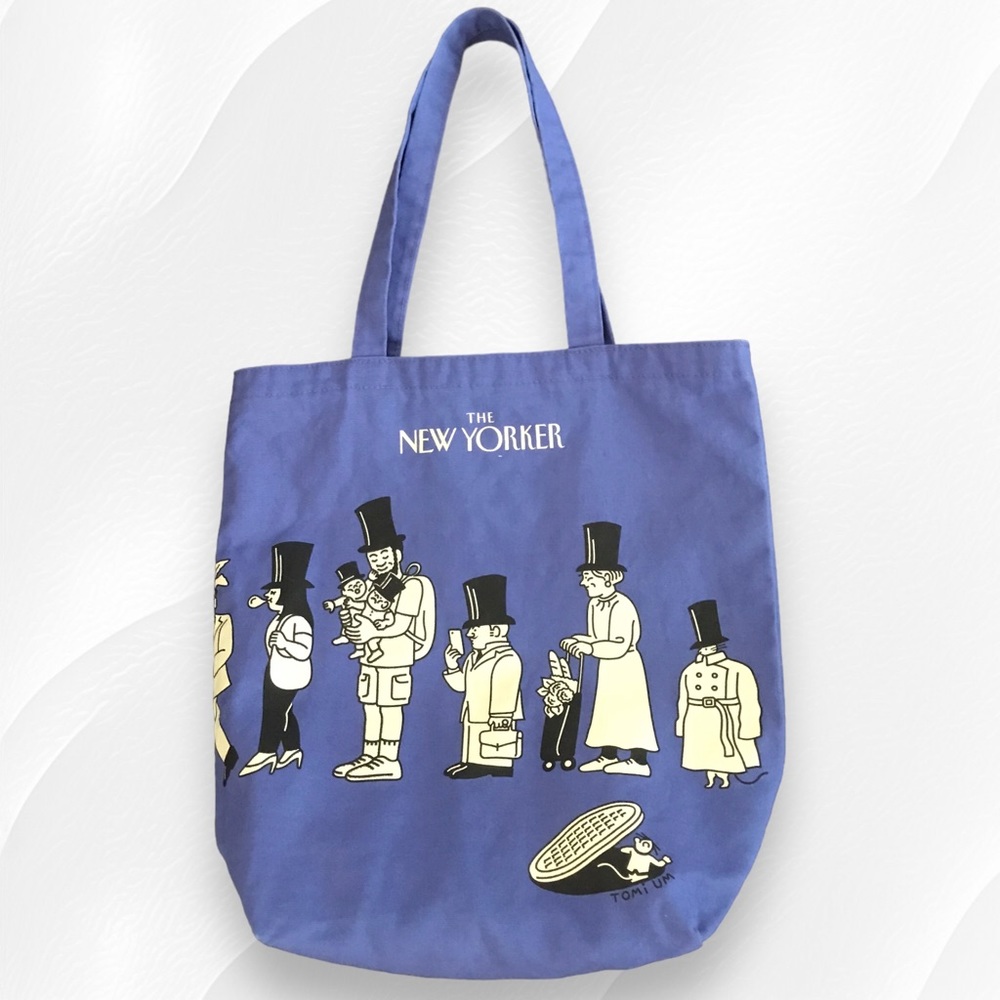 THE NEW YORKER Hot Dog Vendor Cotton Tote Bag - Picture 2 of 8